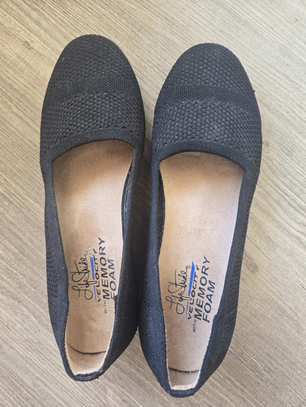 Jeffrey Campbell Black Knit Ballet Flats